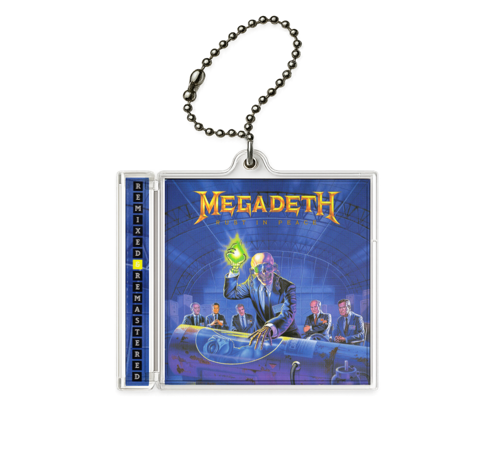 Rust in Peace Mini Album Keychain — NFC Edition