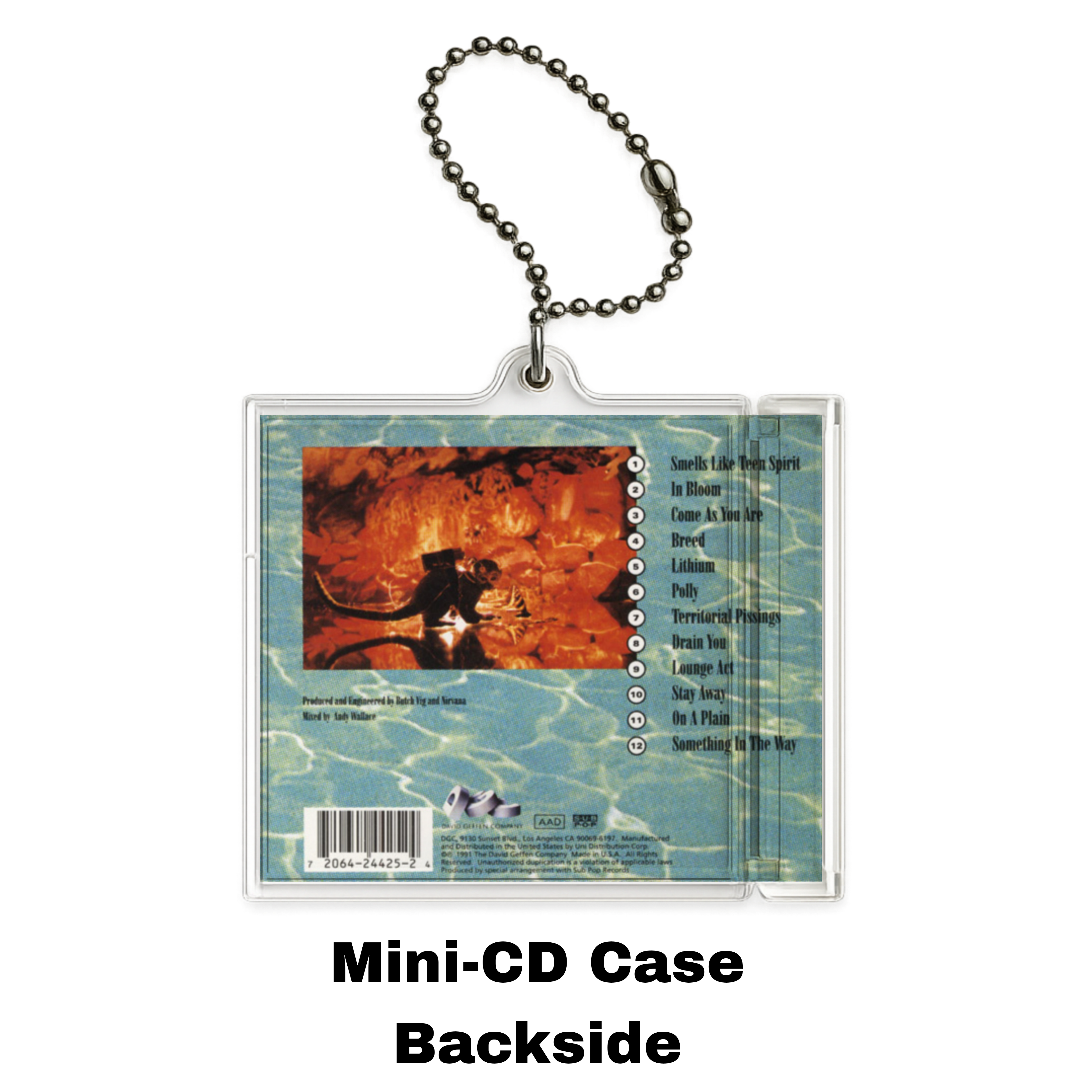 Nevermind Mini Album Keychain — NFC Edition
