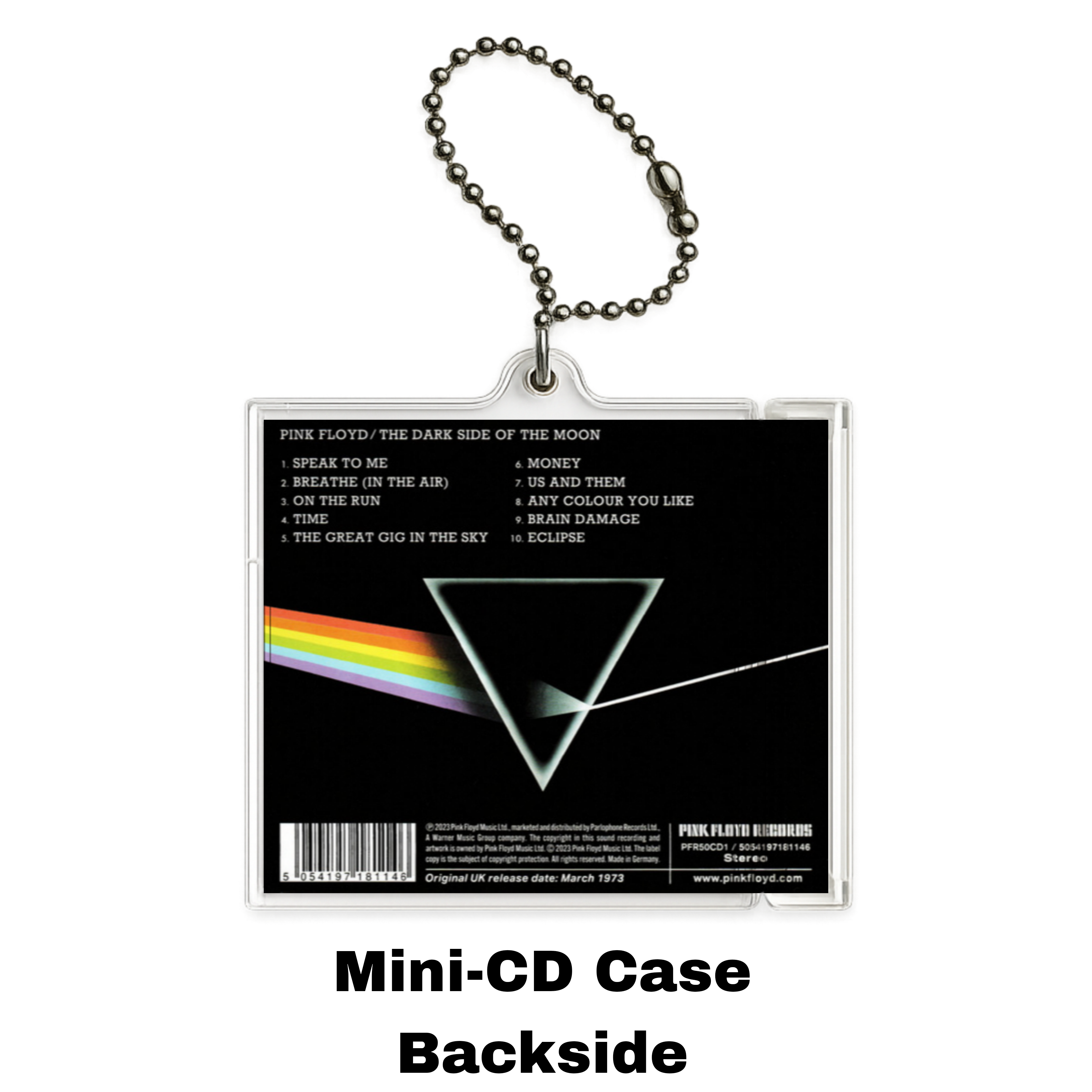 The Dark Side of the Moon Mini Album Keychain — NFC Edition
