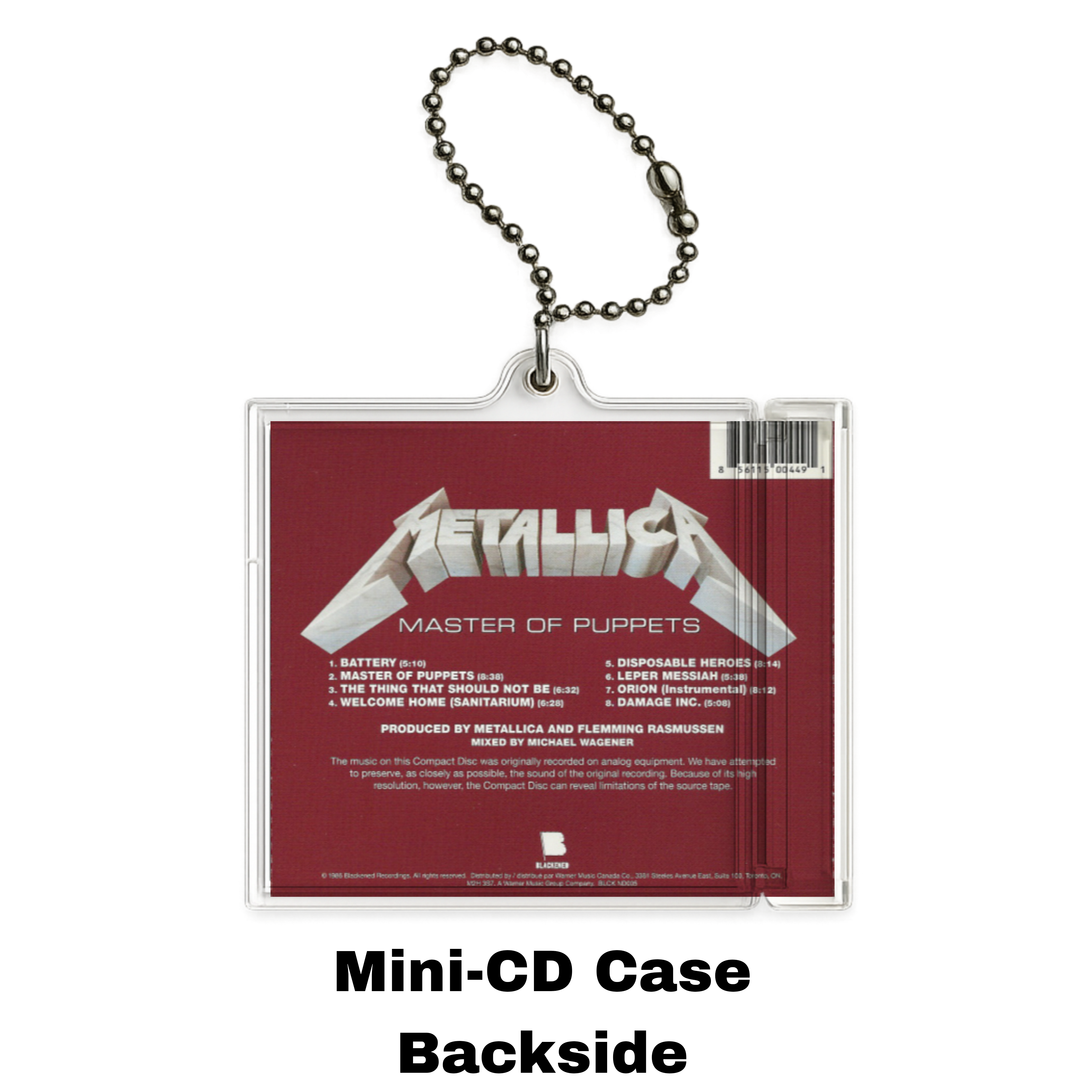 Master of Puppets Mini Album Keychain — NFC Edition