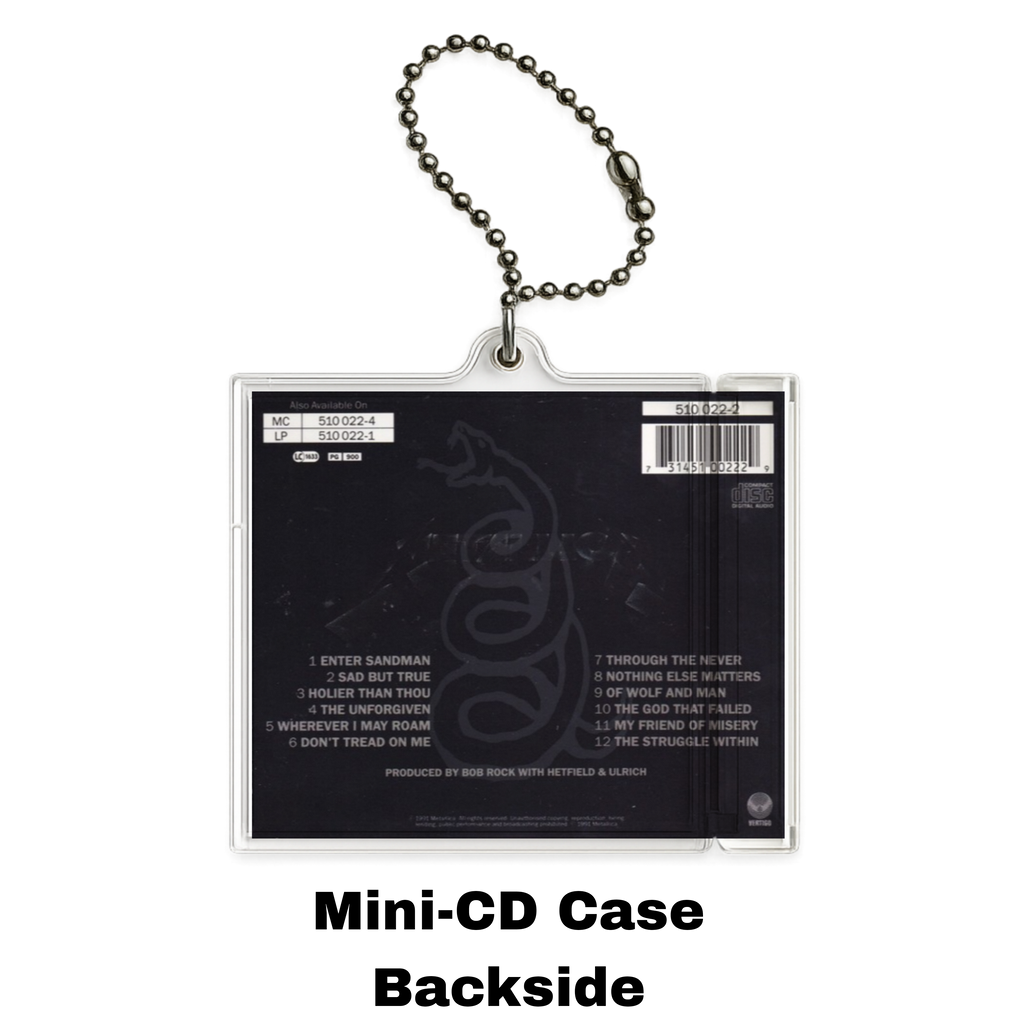 Metallica (The Black Album) Mini Album Keychain — NFC Edition
