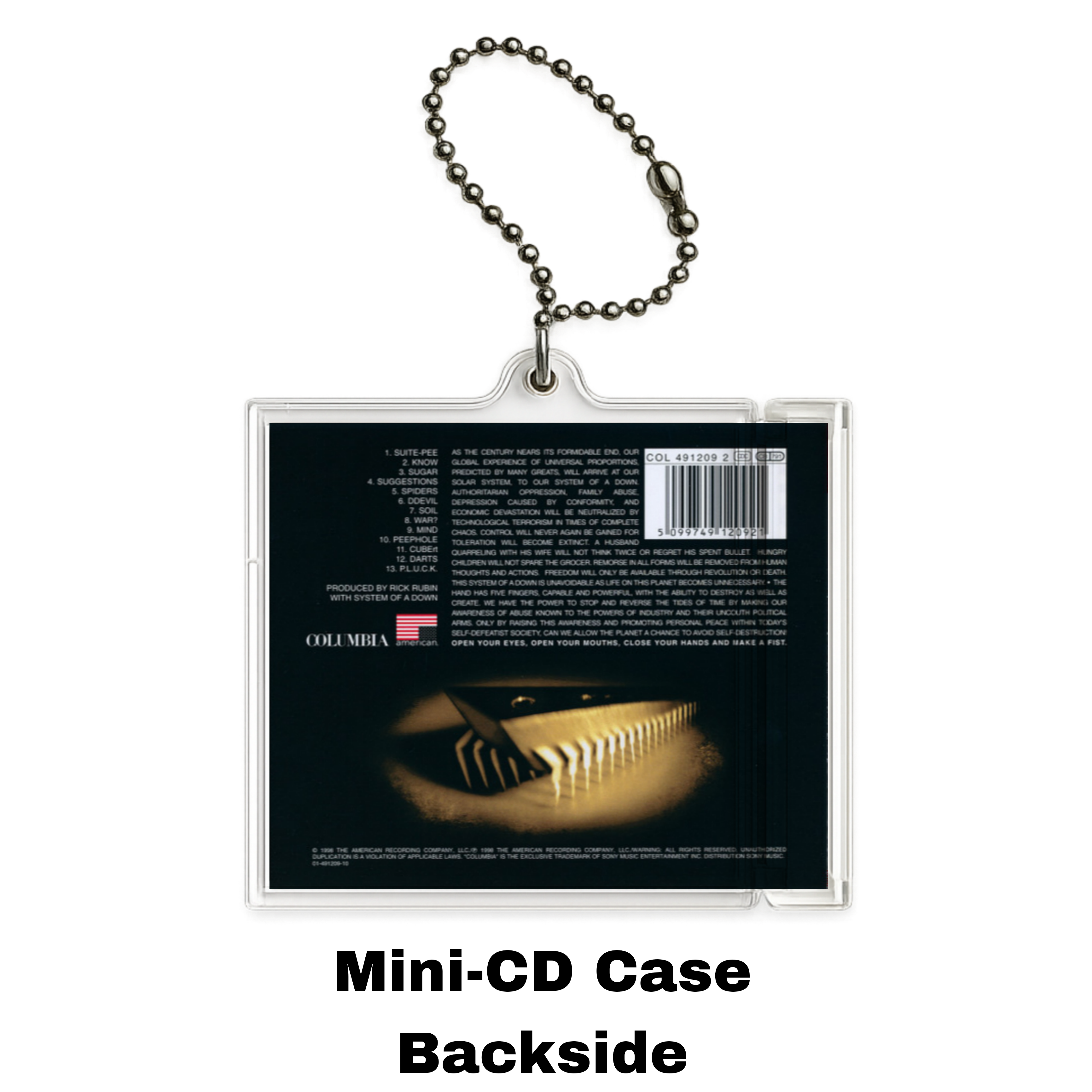 System of a Down Mini Album Keychain — NFC Edition