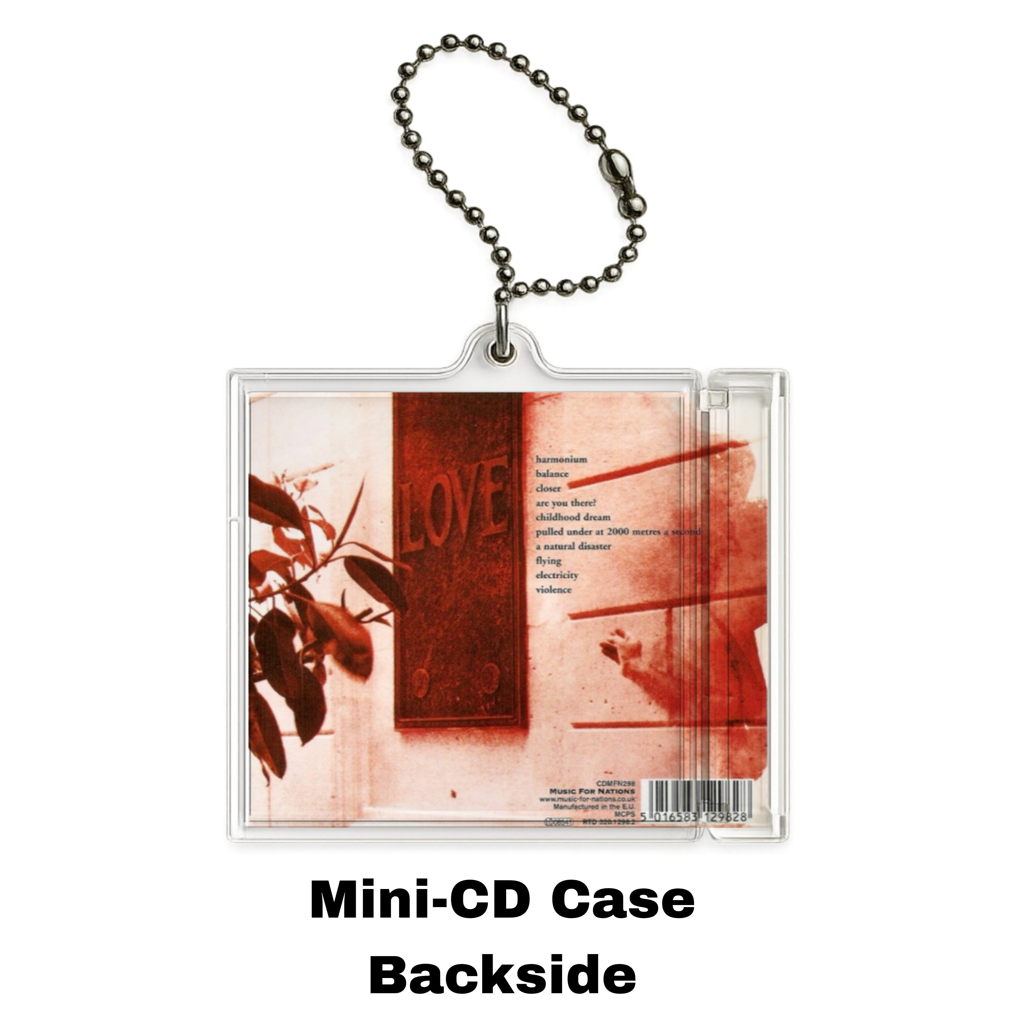 A Natural Disaster Mini Album Keychain — NFC Edition