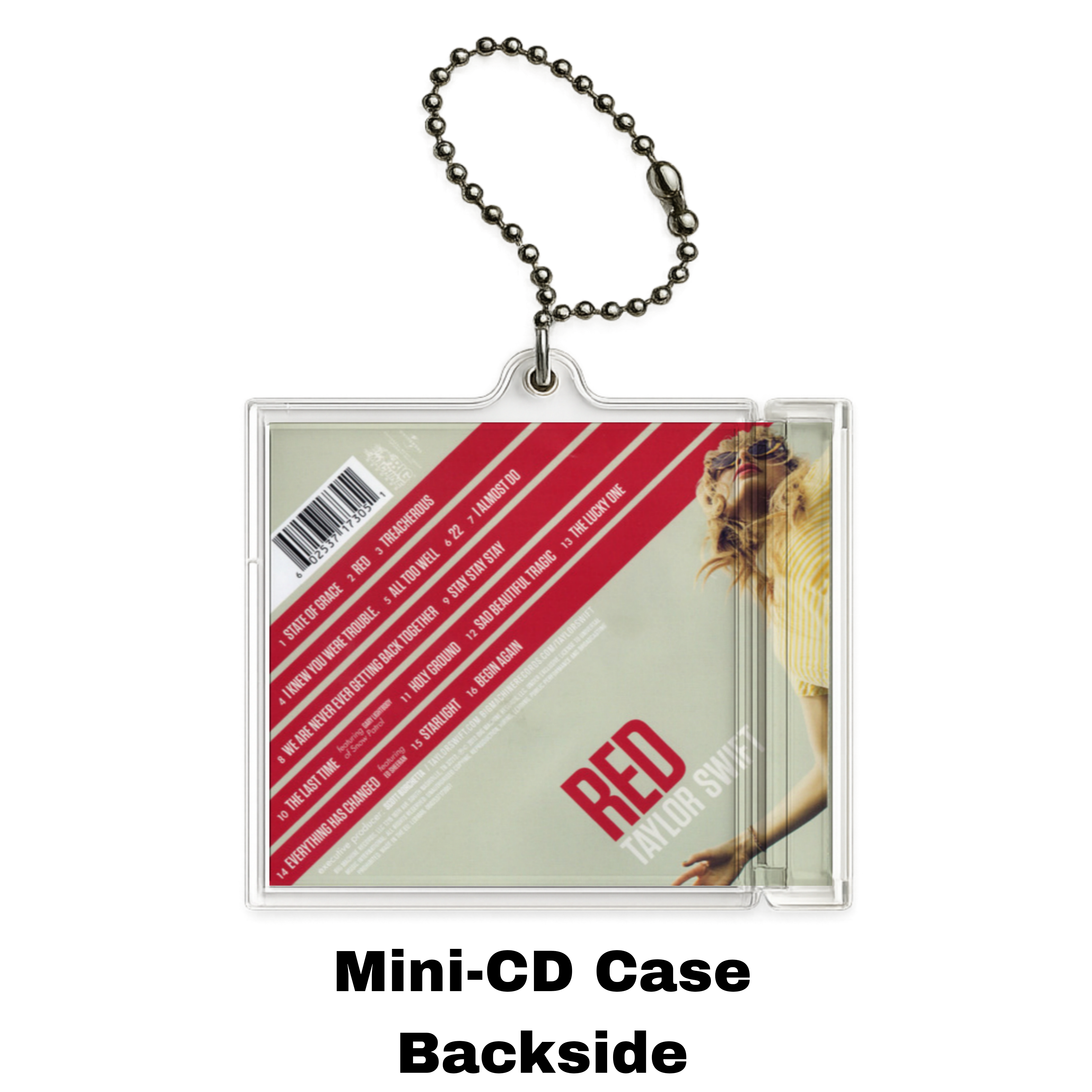 Red Mini Album Keychain — NFC Edition