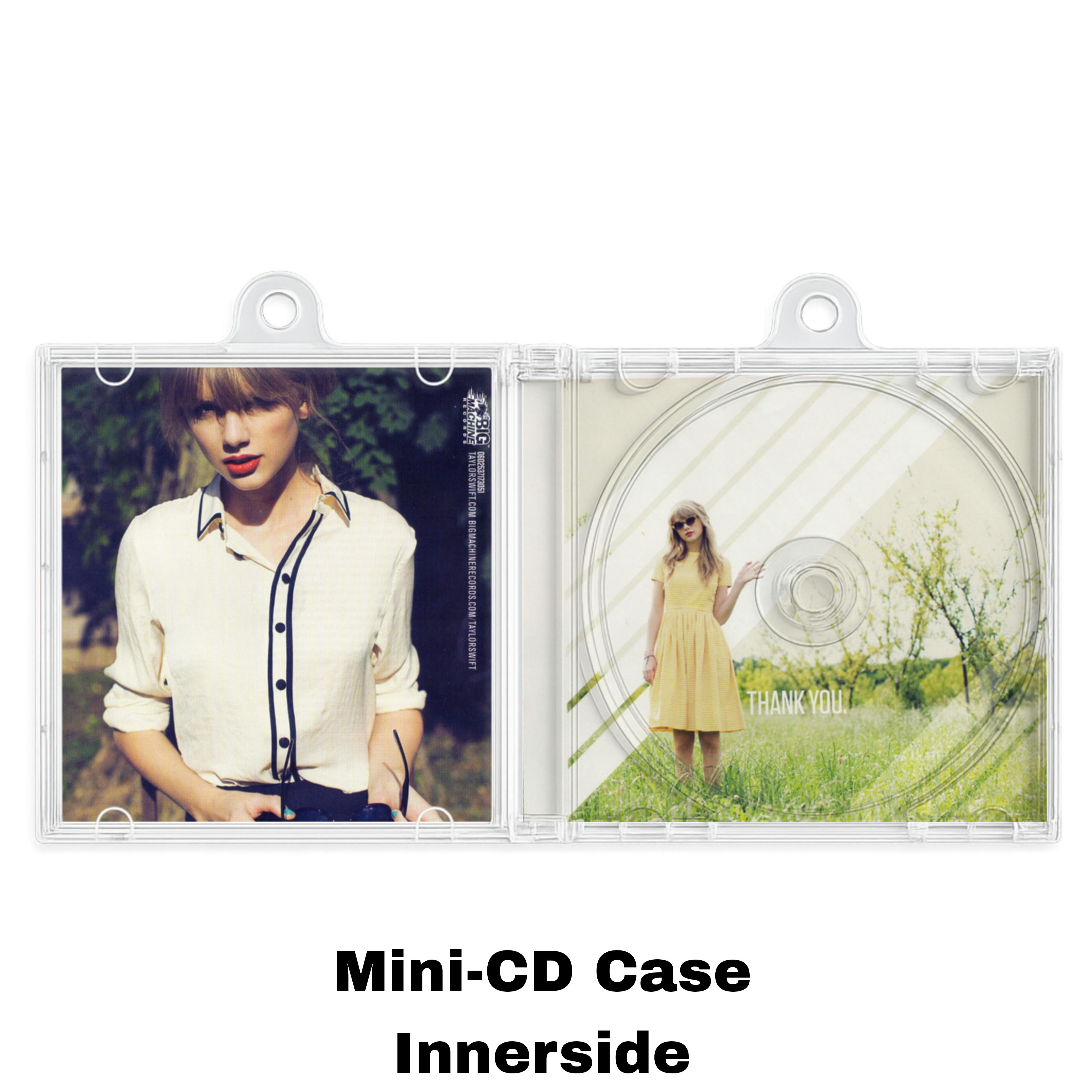 Red Mini Album Keychain — NFC Edition