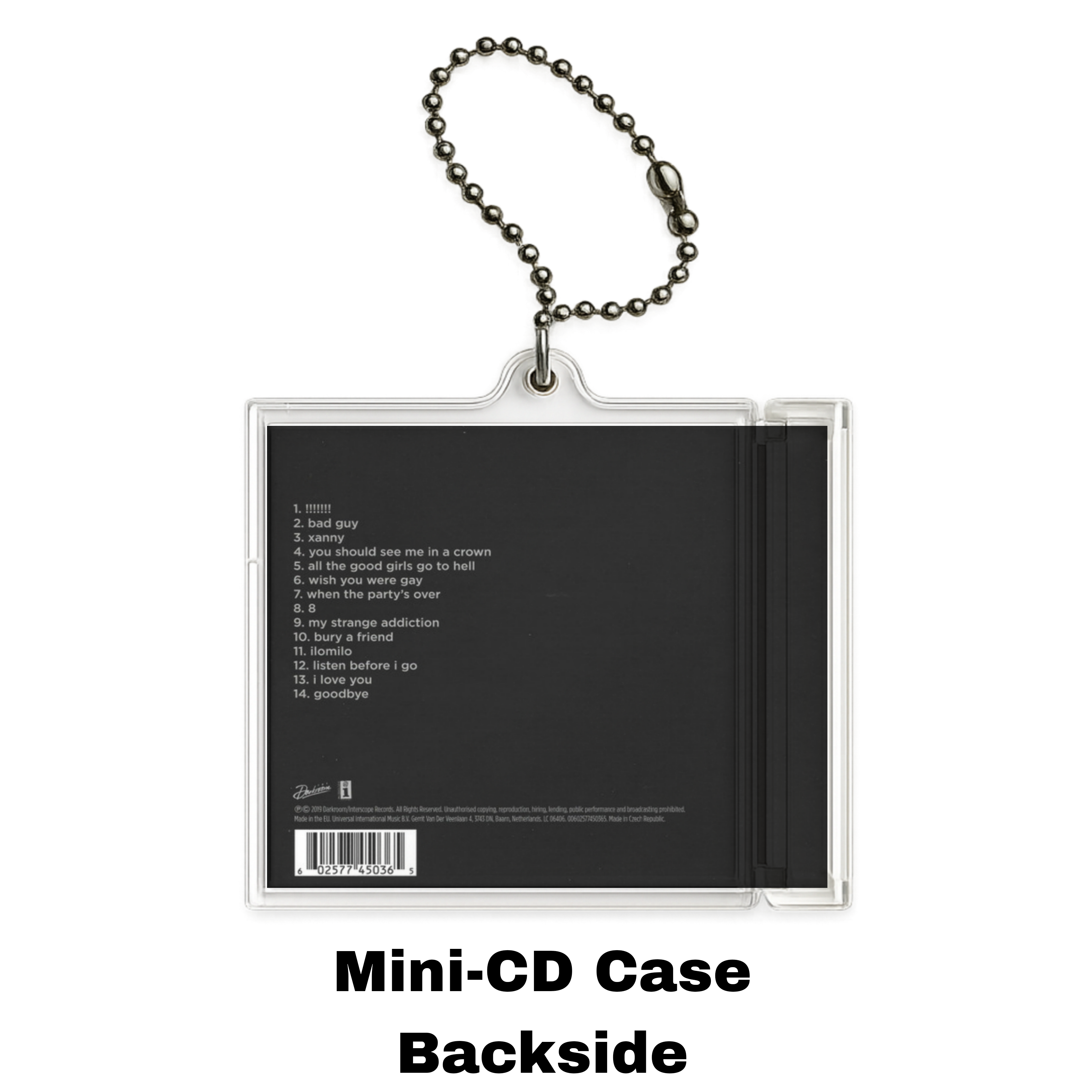 When We All Fall Asleep, Where Do We Go? Mini Album Keychain — NFC Edition