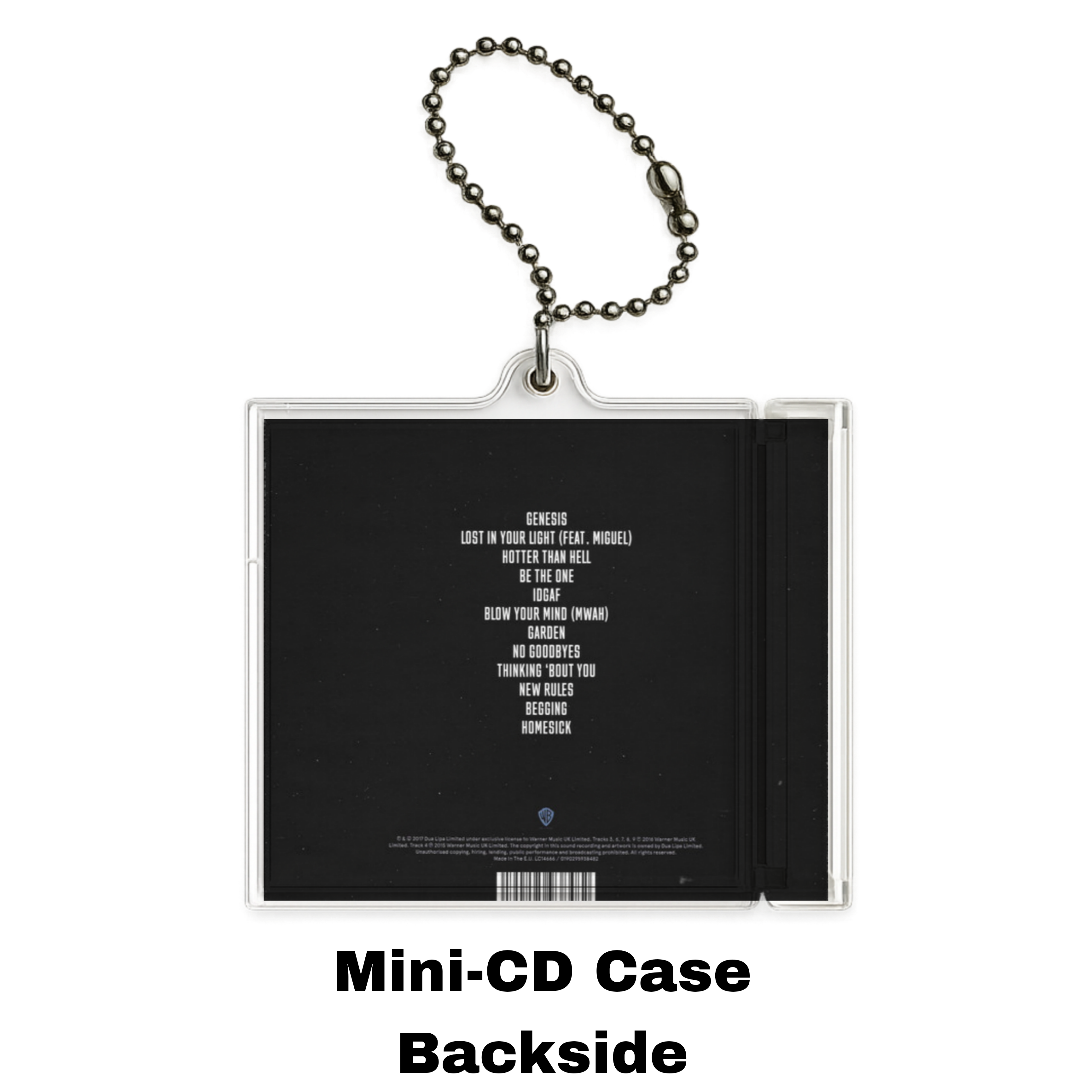Dua Lipa Mini Album Keychain — NFC Edition